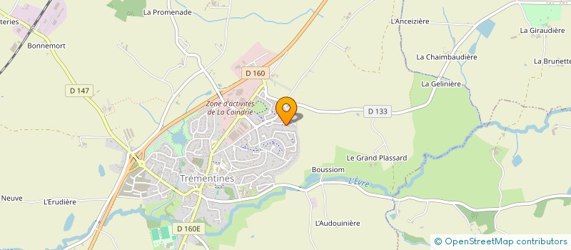 localisation de l'entreprise MADAME AURELIE BOUCHET  TREMENTINES