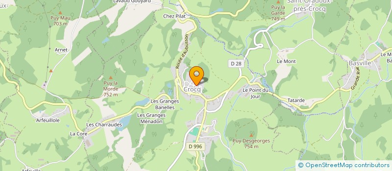localisation de l'entreprise MADAME AURELIE BOUHEHORT  CROCQ
