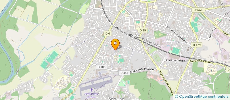 localisation de l'entreprise MADAME AURELIE BOUIGUE à DAX