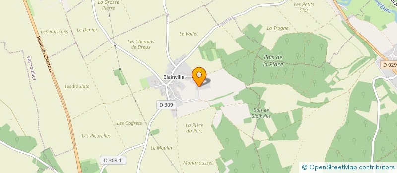 localisation de l'entreprise MADAME AURELIE BOULAY à MARVILLE-MOUTIERS-BRULE