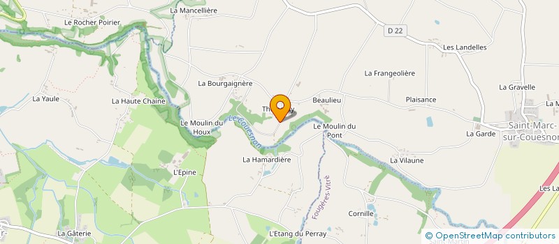 localisation de l'entreprise MADAME AURELIE BOULESTIN  RIVES-DU-COUESNON