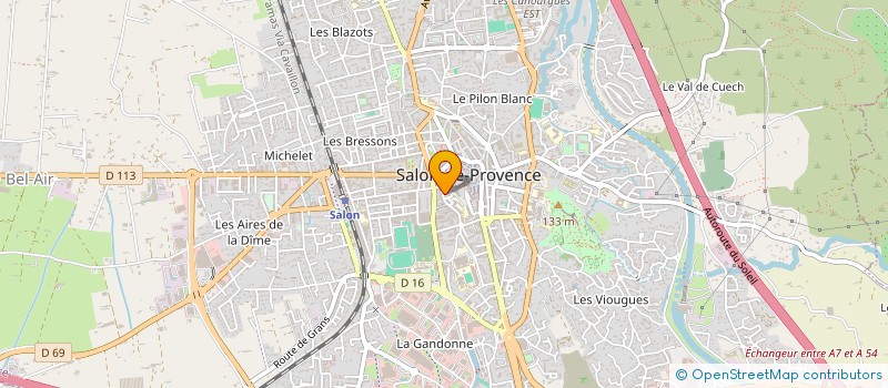 localisation de l'entreprise MADAME AURELIE BOUNIOT à SALON-DE-PROVENCE