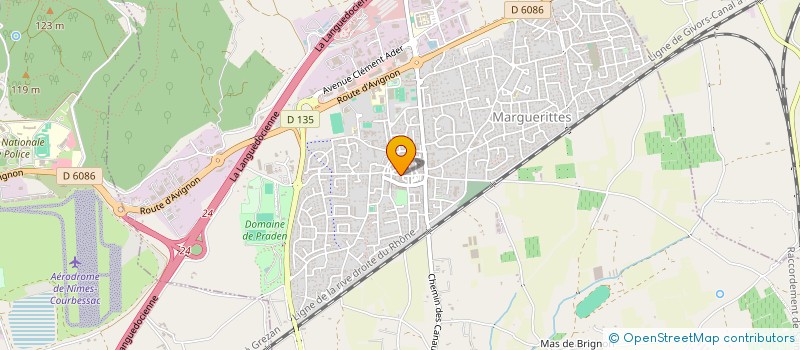 localisation de l'entreprise MADAME AURELIE BOUR  NIMES