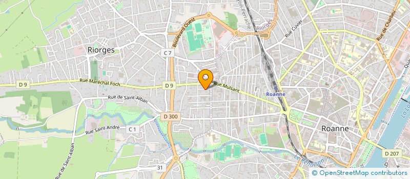 localisation de l'entreprise MADAME AURELIE BOURGANEL à RIORGES