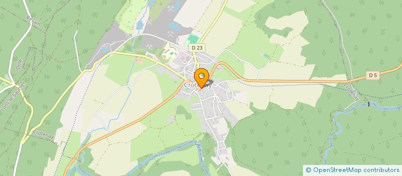 localisation de l'entreprise MADAME AURELIE BOURGEOIS  CROTENAY