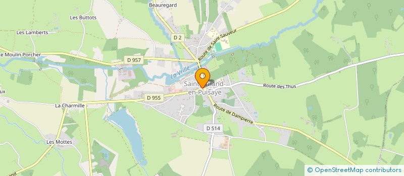 localisation de l'entreprise MADAME AURELIE BOURHIS à SAINT-AMAND-EN-PUISAYE