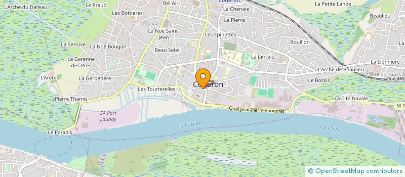 localisation de l'entreprise MADAME AURELIE BOUSCAILLOUX à COUERON