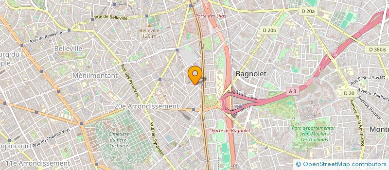 localisation de l'entreprise MADAME AURELIE BOUTARD  PARIS