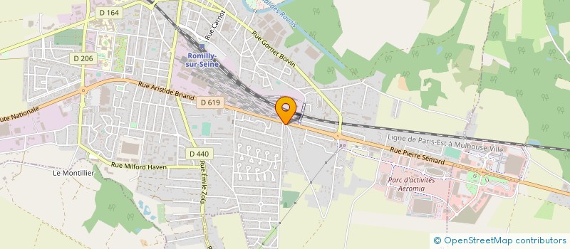 localisation de l'entreprise MADAME AURELIE BOUTEILLER  ROMILLY-SUR-SEINE