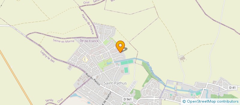 localisation de l'entreprise MADAME AURELIE BOUTEILLER  SAINT-PATHUS