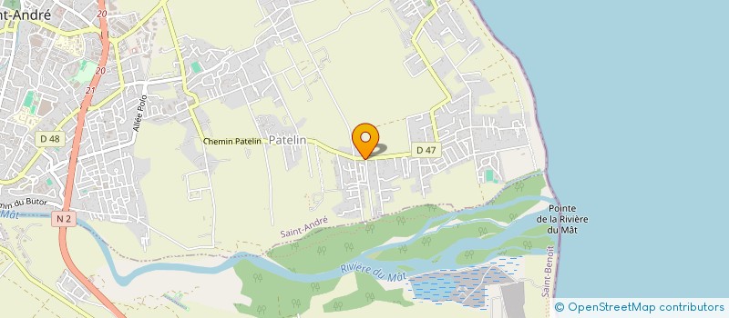 localisation de l'entreprise MADAME AURELIE BOUTHIER  SAINT-ANDRE