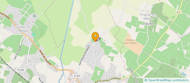 localisation de l'entreprise MADAME AURELIE BOUVEAU  LESPARRE-MEDOC