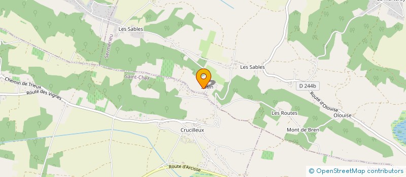 localisation de l'entreprise MADAME AURELIE BOYER  SERMERIEU