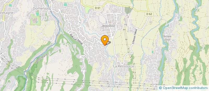 localisation de l'entreprise MADAME AURELIE BOYER  SAINTE-MARIE