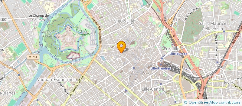 localisation de l'entreprise MADAME AURELIE BRABANT  LILLE