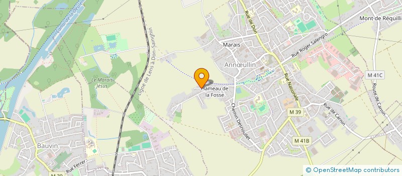 localisation de l'entreprise MADAME AURELIE BRACQ  ANNULLIN