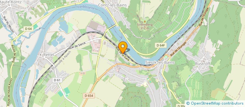 localisation de l'entreprise MADAME AURELIE BRANDT  SIERCK-LES-BAINS