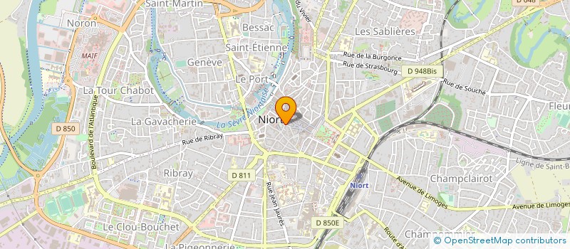 localisation de l'entreprise MADAME AURELIE BRAUD  NIORT