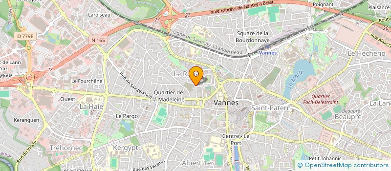 localisation de l'entreprise MADAME AURELIE BRAUD à VANNES