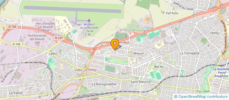 localisation de l'entreprise MADAME AURELIE BRAULT  LA ROCHELLE