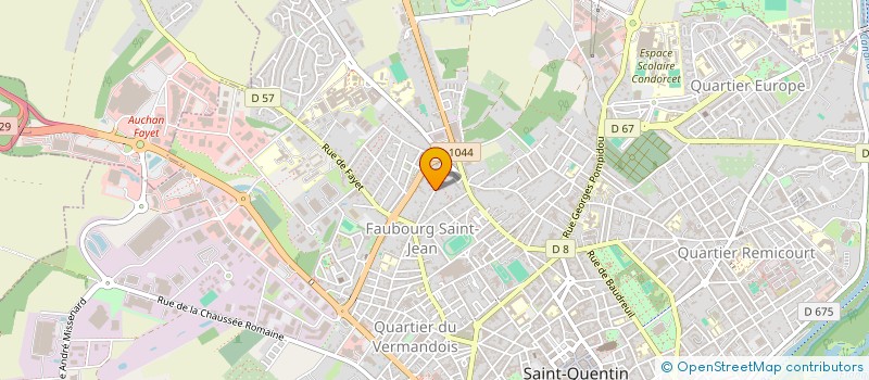 localisation de l'entreprise MADAME AURELIE BRAY à SAINT-QUENTIN