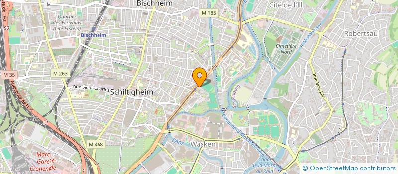 localisation de l'entreprise MADAME AURELIE BRENNEKE  SCHILTIGHEIM