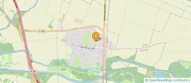 localisation de l'entreprise MADAME AURELIE BRENOT  PARCEY