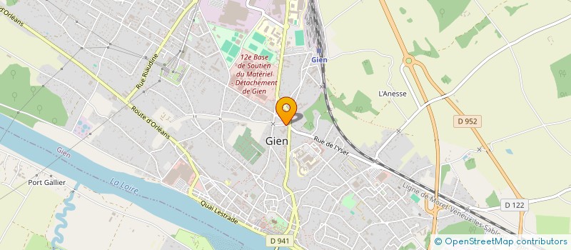 localisation de l'entreprise MADAME AURELIE BRETHEREAU à GIEN