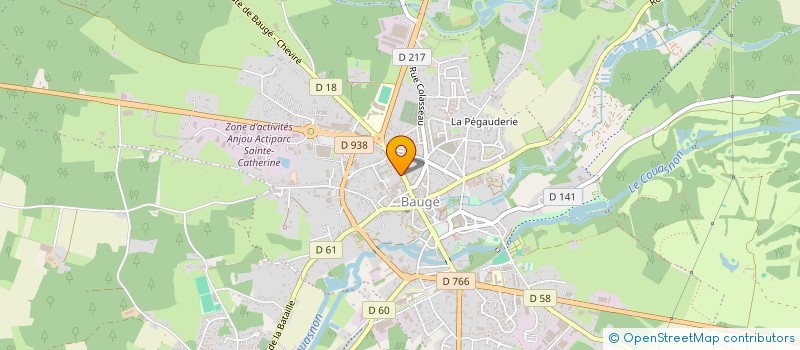 localisation de l'entreprise MADAME AURELIE BRIER  BAUGE-EN-ANJOU