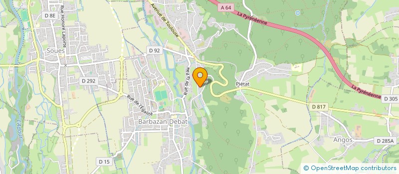 localisation de l'entreprise MADAME AURELIE BRIERE  BARBAZAN-DEBAT