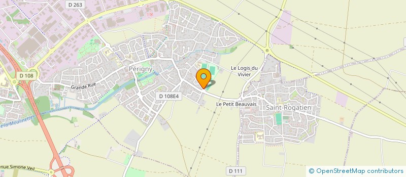 localisation de l'entreprise MADAME AURELIE BRIFFAUT  PERIGNY