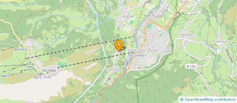 localisation de l'entreprise MADAME AURELIE BRIGAUD  CADEILHAN-TRACHERE