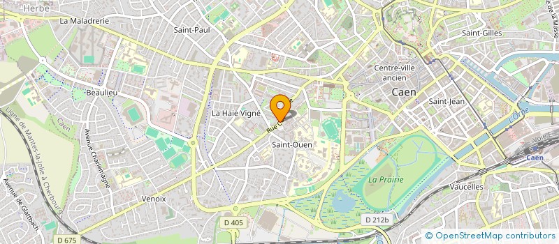 localisation de l'entreprise MADAME AURELIE BRISSET à CAEN