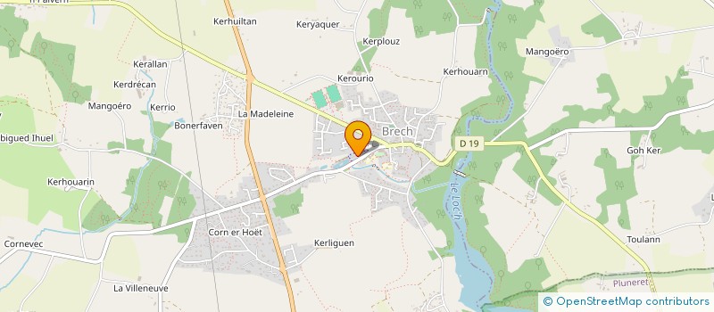 localisation de l'entreprise MADAME AURELIE BRIZOUAL  BRECH