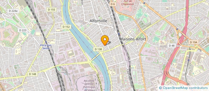 localisation de l'entreprise MADAME AURELIE BROLLY à ALFORTVILLE