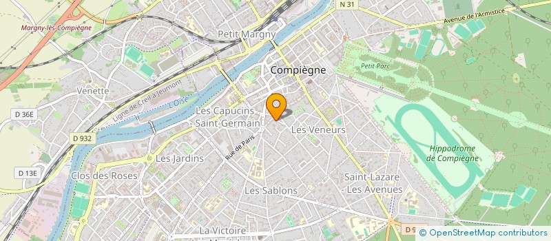 localisation de l'entreprise MADAME AURELIE BROQUET  COMPIEGNE