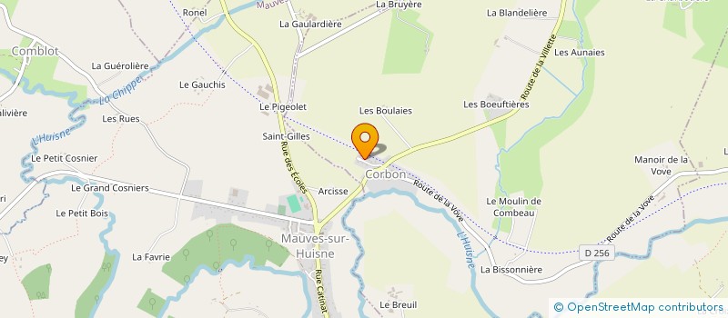 localisation de l'entreprise MADAME AURELIE BROUARD à CORBON
