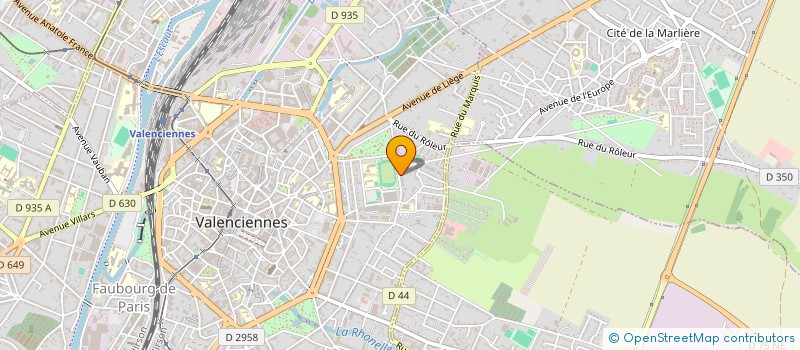 localisation de l'entreprise MADAME AURELIE BROUET à VALENCIENNES