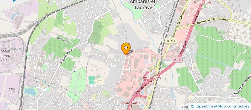 localisation de l'entreprise MADAME AURELIE BROUSTET  CARBON-BLANC