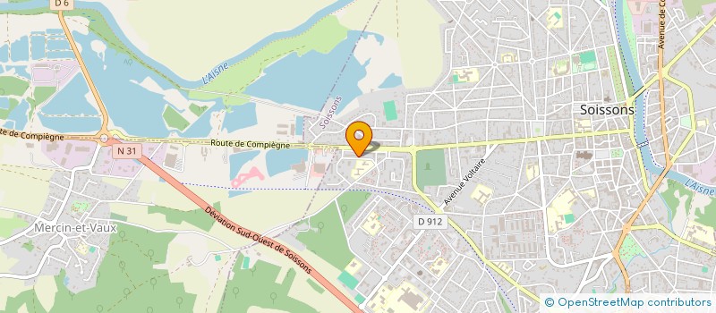 localisation de l'entreprise MADAME AURELIE BROZYNA à SOISSONS