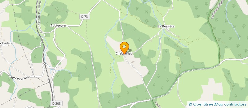 localisation de l'entreprise MADAME AURELIE BRUEL  PEYRE EN AUBRAC