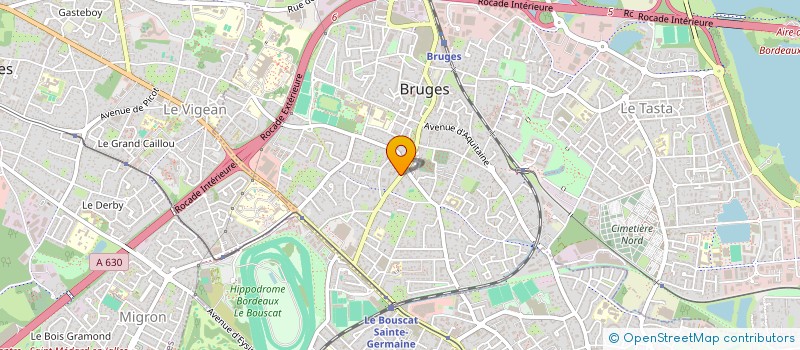 localisation de l'entreprise MADAME AURELIE BRUERE  BRUGES