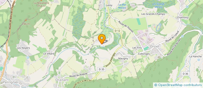 localisation de l'entreprise MADAME AURELIE BRUN  DRAILLANT