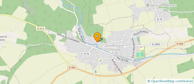 localisation de l'entreprise MADAME AURELIE BRUN  PROVINS