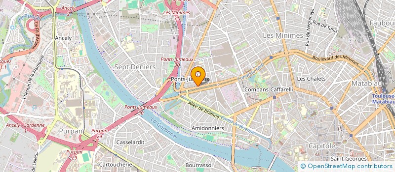 localisation de l'entreprise MADAME AURELIE BRUNEL  TOULOUSE