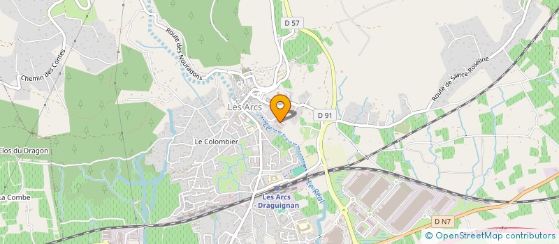 localisation de l'entreprise MADAME AURELIE BRUNET à LES ARCS