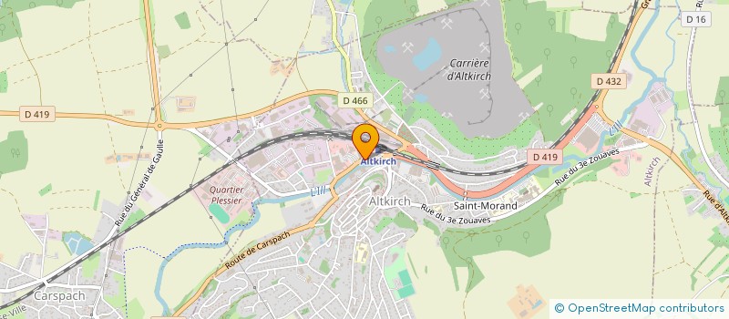 localisation de l'entreprise MADAME AURELIE BRUNNENGREBER à ALTKIRCH
