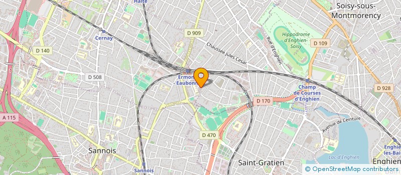 localisation de l'entreprise MADAME AURELIE BRUNO à EAUBONNE