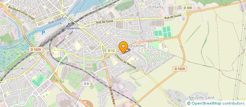 localisation de l'entreprise MADAME AURELIE BRUZIAUX à SAINT-QUENTIN