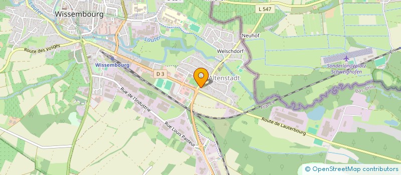 localisation de l'entreprise MADAME AURELIE BUCHI  ROTT